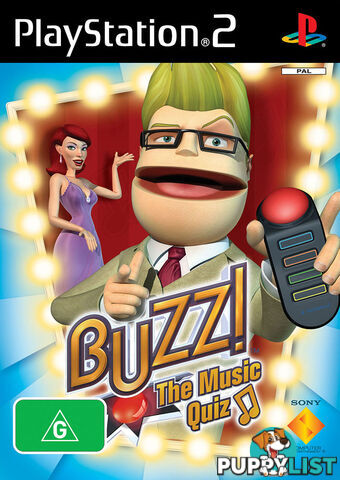 Buzz!: The Music Quiz (Game Only) [Pre-Owned] (PS2) - Retro PS2 Software