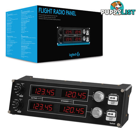 Logitech G Flight Radio Panel - Logitech PZ69 - Flight Simulation GTIN/EAN/UPC: 097855127945