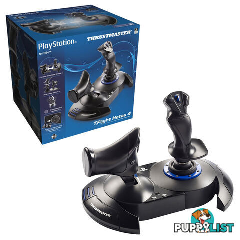 Thrustmaster T.Flight HOTAS 4 Flight Stick for PS4 & PC - Thrustmaster TM-4160656 - Flight Simulation GTIN/EAN/UPC: 3362934110208