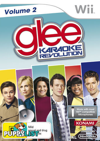 Karaoke Revolution: Glee Volume 2 [Pre-Owned] (Wii) - Konami - P/O Wii Software GTIN/EAN/UPC: 4012927094440