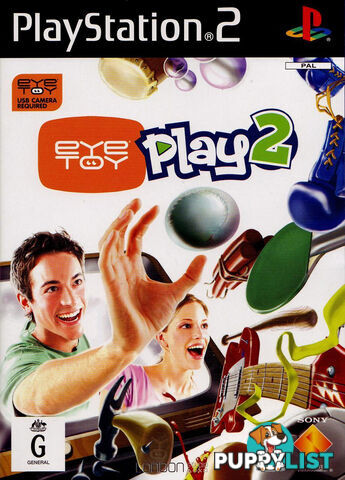 EyeToy: Play 2 Standalone [Pre-Owned] (PS2) - Retro PS2 Software GTIN/EAN/UPC: 711719686644