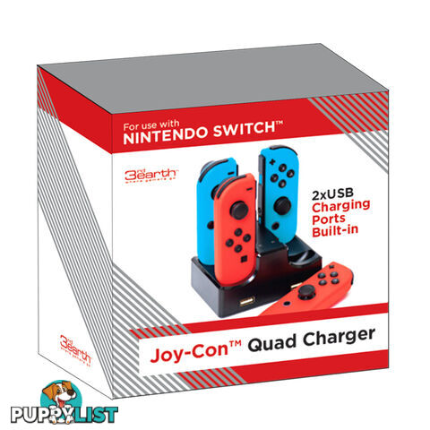 Nintendo Switch Joy-Con Quad Charger - 3rd Earth - Switch Accessory GTIN/EAN/UPC: 7120386295890