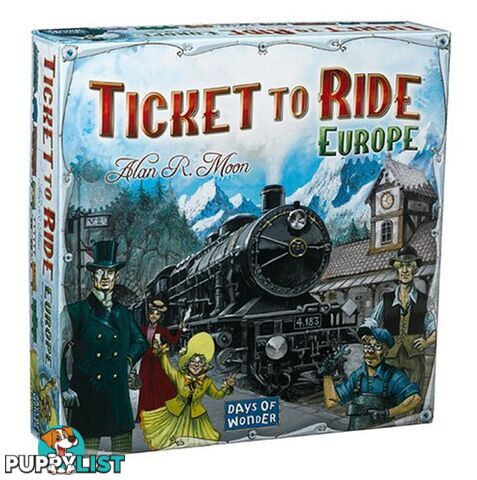 Ticket To Ride Europe Board Game - Days of Wonder 7202 - Tabletop Board Game GTIN/EAN/UPC: 824968232026