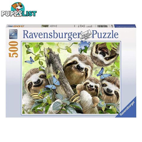 Ravensburger Sloth Selfie 500 Piece Jigsaw Puzzle - Ravensburger - Tabletop Jigsaw Puzzle GTIN/EAN/UPC: 4005556147908