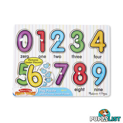 Melissa & Doug See Inside Numbers Peg Puzzle - Melissa & Doug - Toys Games & Puzzles GTIN/EAN/UPC: 000772032735