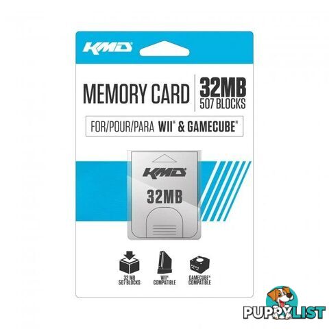 KMD 32mb Memory Card for Gamecube & Wii - KMD - Retro GameCube Accessory GTIN/EAN/UPC: 849172012141