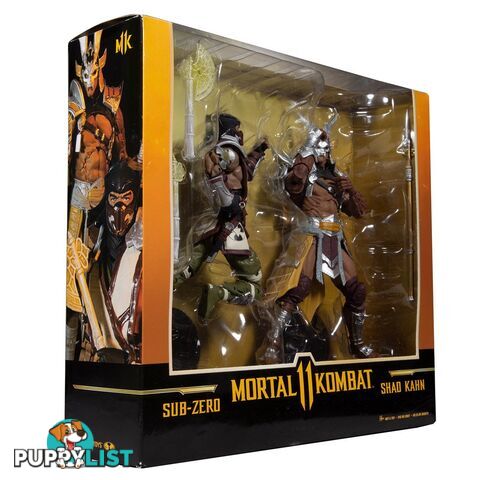 McFarlane Toys Mortal Kombat Sub-Zero VS Shao Khan 7" Figure 2 Pack - McFarlane Toys - Merch Collectible Figures GTIN/EAN/UPC: 787926110548