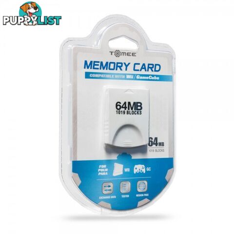 Tomee Gamecube 64MB Memory Card - Tomee - Wii Accessory GTIN/EAN/UPC: 813048010913