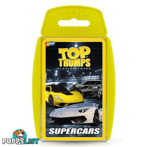 Top Trumps Supercars - Winning Moves - Tabletop Card Game GTIN/EAN/UPC: 5036905044776