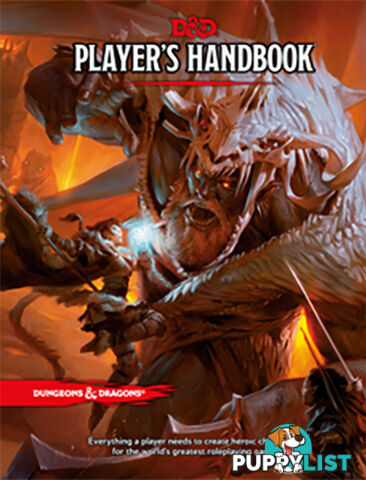 Dungeons & Dragons Players Handbook - Wizards of the Coast - Tabletop Role Playing Game GTIN/EAN/UPC: 9780786965601