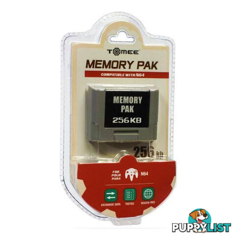 Tomee 256KB Memory Pack for Nintendo 64 - Tomee - Retro N64 Accessory GTIN/EAN/UPC: 813048015079