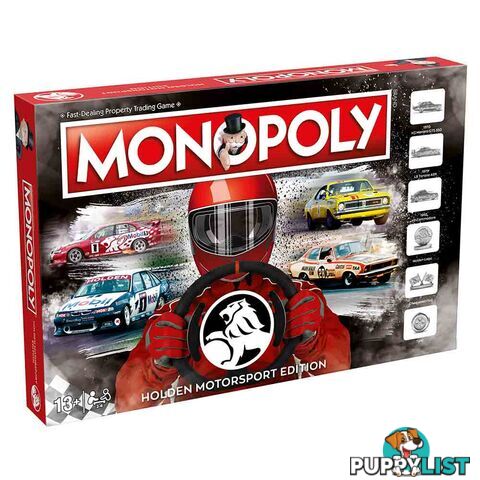 Monopoly Holden Motorsport Edition Board Game - Hasbro Gaming - Tabletop Board Game GTIN/EAN/UPC: 5053410004668