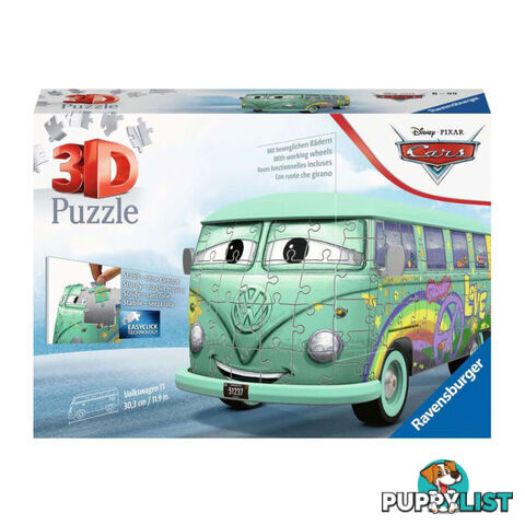 Ravensburger Disney Pixar Cars Volkswagen T1 184 Piece 3D Jigsaw Puzzle - Ravensburger - Tabletop Jigsaw Puzzle GTIN/EAN/UPC: 4005556111855