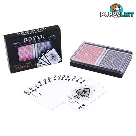 Royal Plastic Playing Cards Double Pack - Royal - Tabletop Card Game GTIN/EAN/UPC: 4713072310033