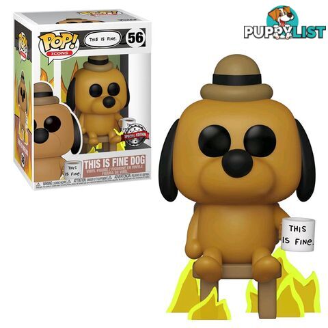 POP! Icons This is Fine Dog Funko POP! Vinyl - Funko - Merch Pop Vinyls GTIN/EAN/UPC: 889698528511