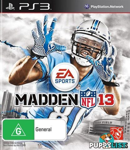 Madden NFL 13 [Pre-Owned] (PS3) - Electronic Arts - Retro P/O PS3 Software GTIN/EAN/UPC: 5030941107686