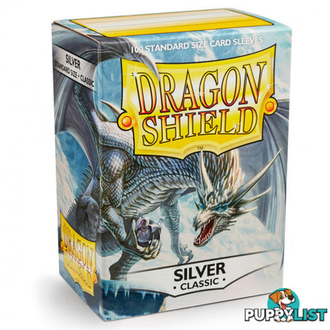 Dragon Shield Mirage Classic Silver Sleeves 100 Pack - Arcane Tinmen Aps - Tabletop Trading Cards Accessory GTIN/EAN/UPC: 5706569100087