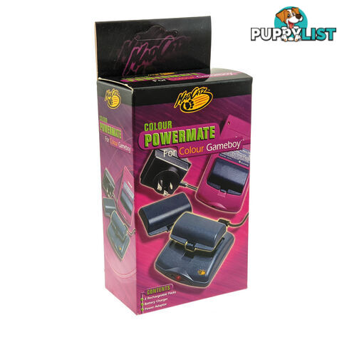 Mad Catz Colour Powermate Rechargable Battery Pack for Gameboy Color - Mad Catz - Retro N64 Accessory GTIN/EAN/UPC: 9312590121173