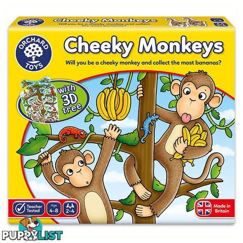 Orchard Toys Cheeky Monkeys Educational Game - Orchard Toys - Tabletop Board Game GTIN/EAN/UPC: 5011863102270