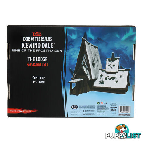 Dungeons & Dragons Icewind Dale Rime of the Frostmaiden Lodge Papercraft Set - WizKids - Tabletop Accessory GTIN/EAN/UPC: 634482960486