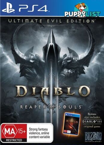 Diablo III: Reaper of Souls Ultimate Evil Edition [Pre-Owned] (PS4) - Blizzard Entertainment - P/O PS4 Software GTIN/EAN/UPC: 5030917150012