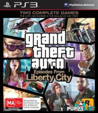 Grand Theft Auto: Episodes From Liberty City [Pre-Owned] (PS3) - Rockstar Games - Retro P/O PS3 Software GTIN/EAN/UPC: 5026555403832