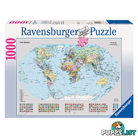 Ravensburger World Map 1000 Piece Jigsaw Puzzle - Ravensburger - Tabletop Jigsaw Puzzle GTIN/EAN/UPC: 4005556156528