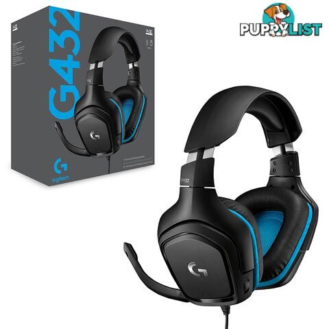 Logitech G432 Wired 7.1 Surround Sound Gaming Headset - Logitech - Headset GTIN/EAN/UPC: 097855149183