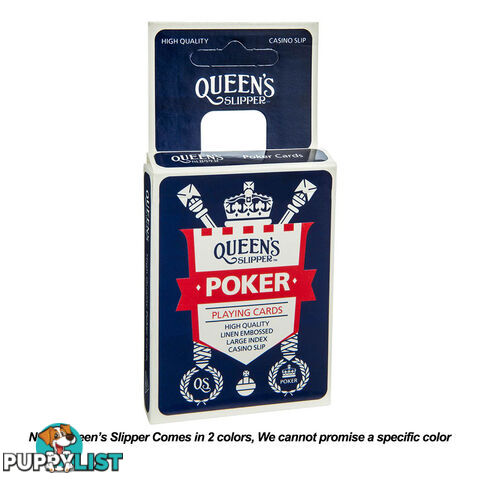 Queen's Slipper Poker Playing Cards - Queen's Slipper - Tabletop Card Game GTIN/EAN/UPC: 9310029441403