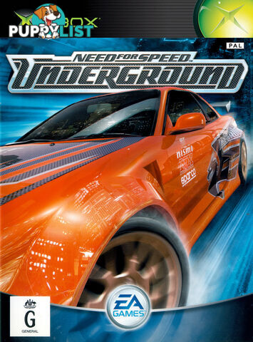 Need for Speed: Underground [Pre-Owned] (Xbox (Original)) - Retro Xbox Software GTIN/EAN/UPC: 5030941036191