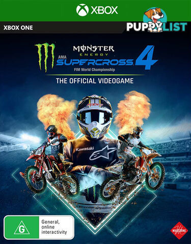 Monster Energy Supercross 4 (Xbox One) - Milestone S.r.l. - Xbox One Software GTIN/EAN/UPC: 8057168501926