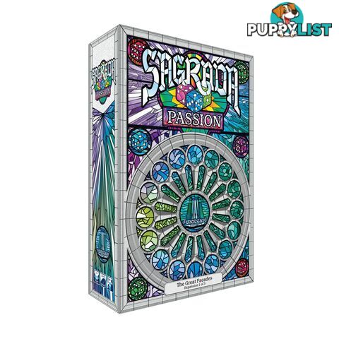 Sagrada: The Great Facades - Passion Expansion Dice Game - Floodgate Games - Tabletop Dice Game GTIN/EAN/UPC: 728028465242