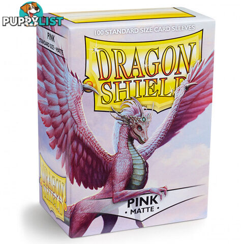 Dragon Shield Christina Matte Pink Sleeves 100 Pack - Arcane Tinmen Aps - Tabletop Trading Cards Accessory GTIN/EAN/UPC: 5706569110123