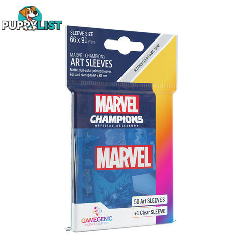 Gamegenic Marvel Champions Art Sleeves Blue Card Sleeves - Gamegenic - Tabletop Trading Cards Accessory GTIN/EAN/UPC: 4251715409770