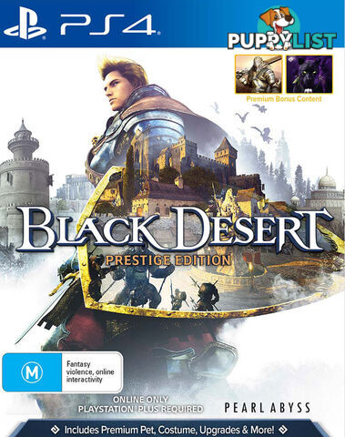 Black Desert Prestige Edition (PS4) - Pearl Abyss - PS4 Software GTIN/EAN/UPC: 4020628708412