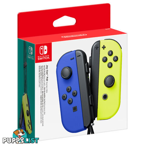 Nintendo Switch Joy-Con Neon Blue & Yellow Controller Pair - Nintendo - Switch Accessory GTIN/EAN/UPC: 045496431303