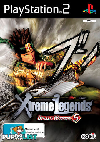 Dynasty Warriors 5 Xtreme Legends [Pre-Owned] (PS2) - Koei Tecmo - Retro PS2 Software GTIN/EAN/UPC: 5060073301980