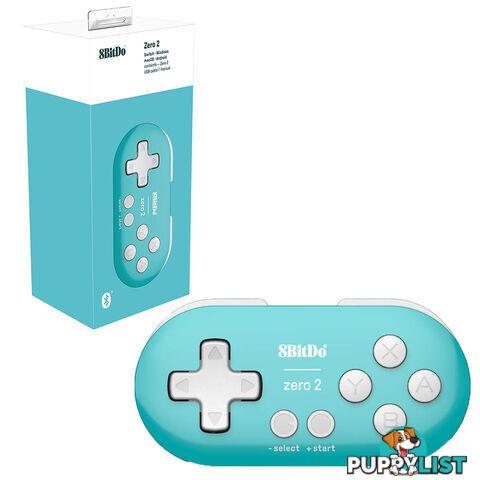 8Bitdo Zero 2 Bluetooth Gamepad (Turquoise) - 8Bitdo - Multiplatform GTIN/EAN/UPC: 6922621501121