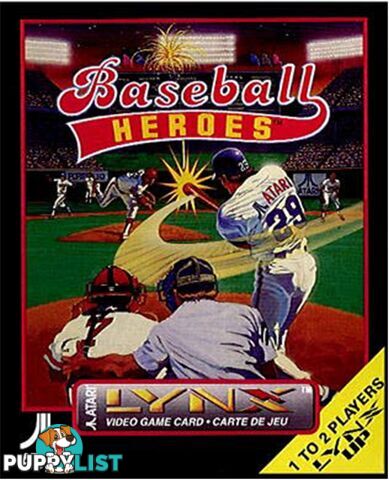 Baseball Heroes (Atari Lynx) - Atari - Retro Lynx Software GTIN/EAN/UPC: 077000020550