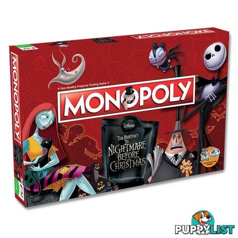 Monopoly: Tim Burton's The Nightmare Before Christmas Board Game - Hasbro Gaming USHAS2015067301 - Tabletop Board Game GTIN/EAN/UPC: 5053410002442