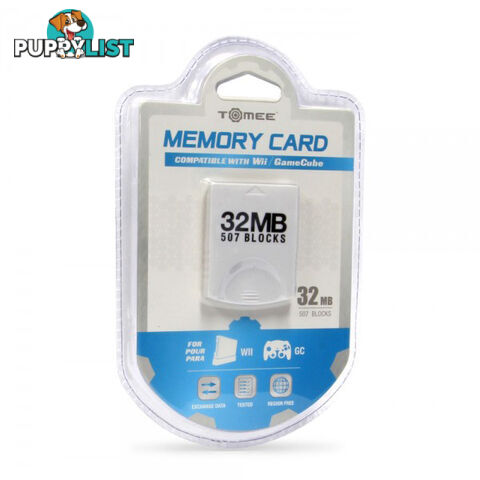 Tomee 32mb Gamecube Memory Card - Tomee - Retro N64 Accessory GTIN/EAN/UPC: 813048011330