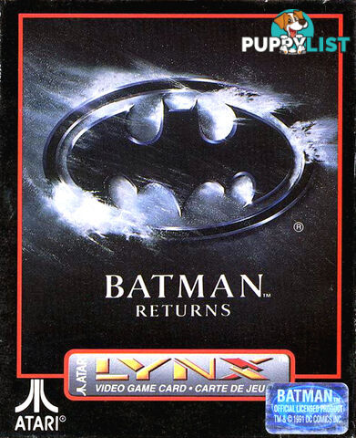 Batman Returns (Atari Lynx) - Atari - Retro Lynx Software GTIN/EAN/UPC: 022000021403