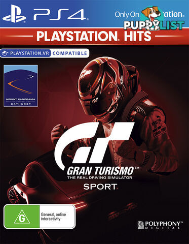 Gran Turismo Sport (Playstation Hits) (PS4, PlayStation VR) - Sony Interactive Entertainment - PS4 Software GTIN/EAN/UPC: 711719965206