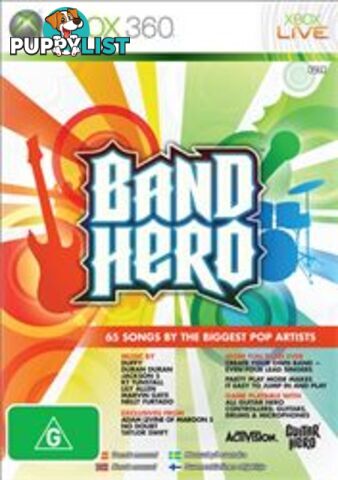 Band Hero [Pre-Owned] (Xbox 360) - Activision X5030917074677F - P/O Xbox 360 Software