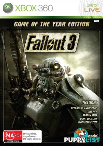 Fallout 3 Game of the Year Edition [Pre-Owned] (Xbox 360) - Bethesda Softworks - P/O Xbox 360 Software GTIN/EAN/UPC: 0093155126534