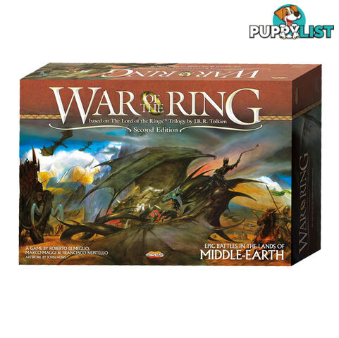 War of the Ring Second Edition Board Game - Ares Games WOTR001 - Tabletop Board Game GTIN/EAN/UPC: 8054181510249