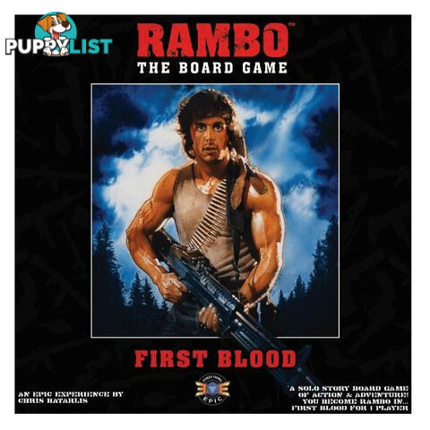 Rambo The Board Game First Blood Expansion Board Game - Everything Epic - Tabletop Board Game GTIN/EAN/UPC: 724752982901