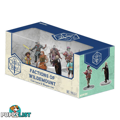 Critical Role: Factions of Wildemount Clovis Concord & Menagerie Coast Pre-Painted Miniatures Box Set - WizKids - Tabletop Role Playing Game GTIN/EAN/UPC: 634482742556