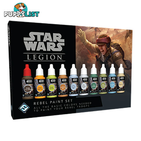 Star Wars: Legion Rebel Paint Set - Fantasy Flight Games - Tabletop Miniatures GTIN/EAN/UPC: 841333109073