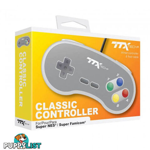 TTX Classic Controller For SNES - Teknogame - Retro SNES GTIN/EAN/UPC: 722267833602